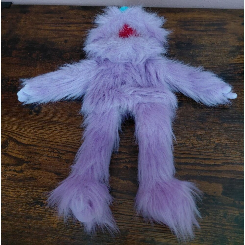 Silly Puppets Purple Lavender Monster 14" Full Body Hand Puppet 2008 Plush - Picture 2 of 6